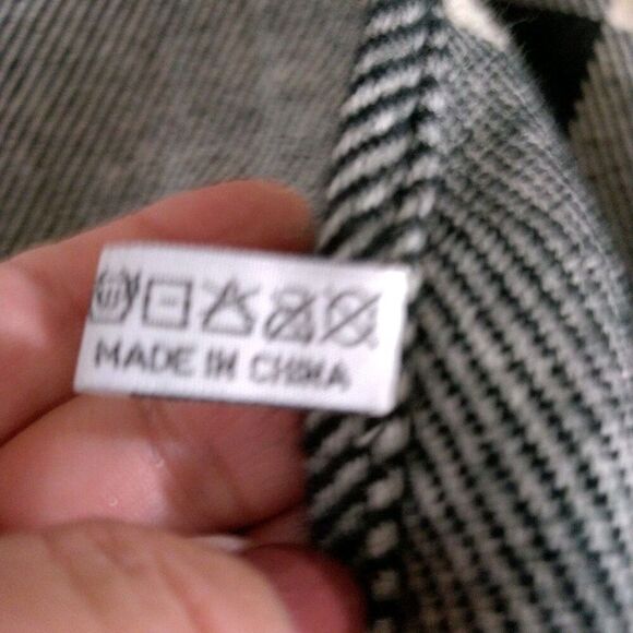 Game Day Womens Shawl Wrap With Fringe Black Plaid Clemson University Football - Picture 7 of 7